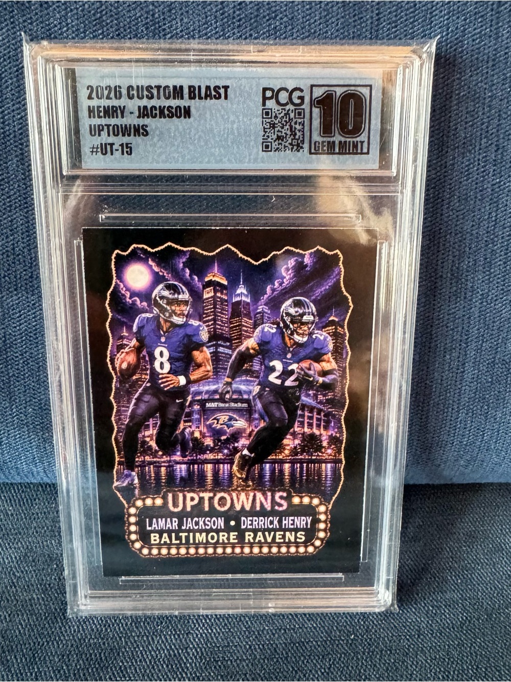Lamar Jackson & Derrick Henry Baltimore Ravens 2026 Custom Blast Uptowns PCG 10